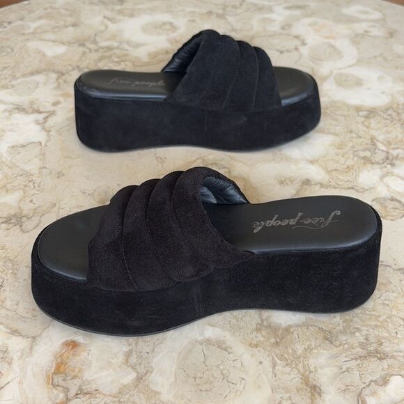 Free People Almost Paradise Chunky Platform Leather Sandals - Picture 6 of 14